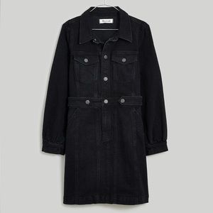 Madewell long sleeve denim dress